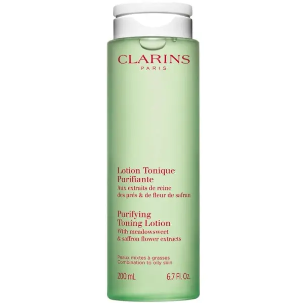 Clarins Loțiune de tonifiere purificatoare Tonic de curățare pentru ten gras tester Volum 200 ml