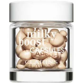 Clarins Milky Boost Capsules make-up pentru luminozitate capsule