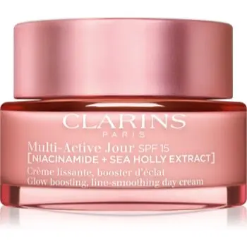Clarins Multi-Active Day Cream SPF 15 cremă pentru netezirea și strălucirea pielii SPF 15