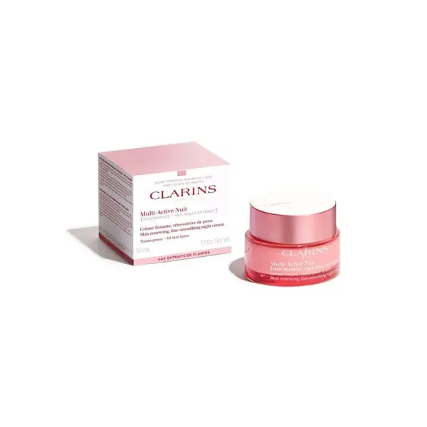 Clarins Multi-Active Nuit Cremă de noapte reparatoare pentru linii fine și uscate pentru toate tipurile de ten Volum 50 ml