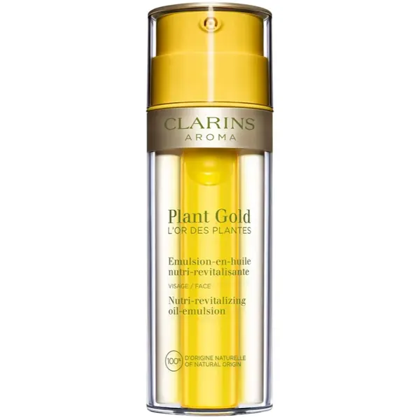 Clarins Plant Gold Nutri-Revitalizing Oil-Emulsion ulei hranitor pentru piele 2 in 1 35 ml