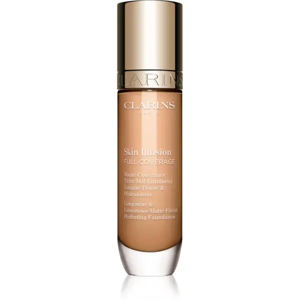 Clarins Skin Illusion Hydrating Foundation fond de ten cu acoperire ridicată culoare 107C 30 ml
