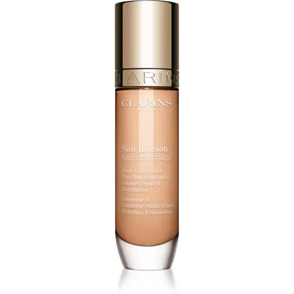 Clarins Skin Illusion Hydrating Foundation fond de ten cu acoperire ridicată culoare 102.5C 30 ml