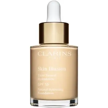 Clarins Skin Illusion Natural Hydrating Foundation makeup radiant cu hidratare SPF 15