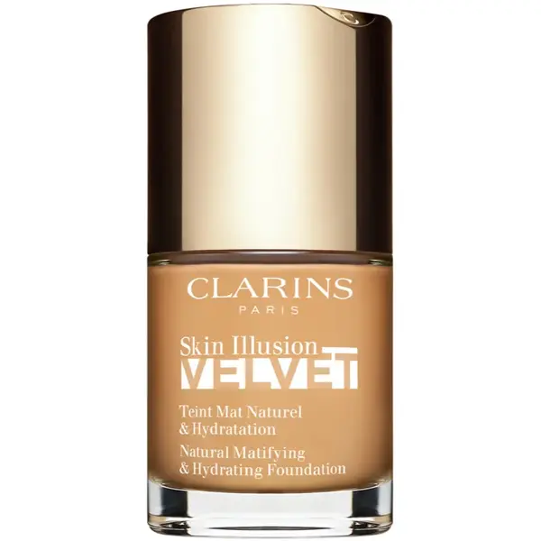 Clarins Skin Illusion Velvet machiaj lichid cu un finisaj mat cu efect de nutritiv culoare 112.3N 30 ml