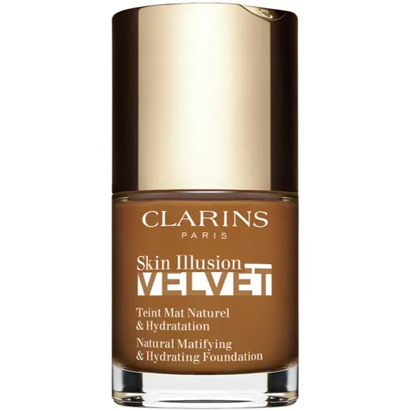 Clarins Skin Illusion Velvet machiaj lichid cu un finisaj mat cu efect de nutritiv culoare 118.5N 30 ml