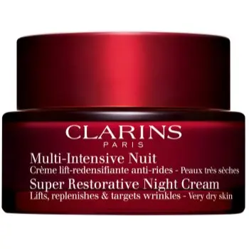 Clarins Super Restorative Night Cream crema de noapte uscata si foarte uscata