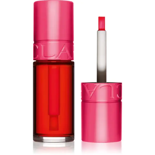 Clarins Water Lip Stain Lip Gloss mat cu efect de hidratare culoare 01 rose water 7 ml