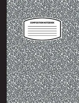Classic Composition Notebook. (8.5x11) Wide Ruled Lined Paper Notebook Journal (Charcoal Gray) (Notebook for Kids, Teens, Students, Adults) Back to School and Writing Notes, Paperback/Blank Classic