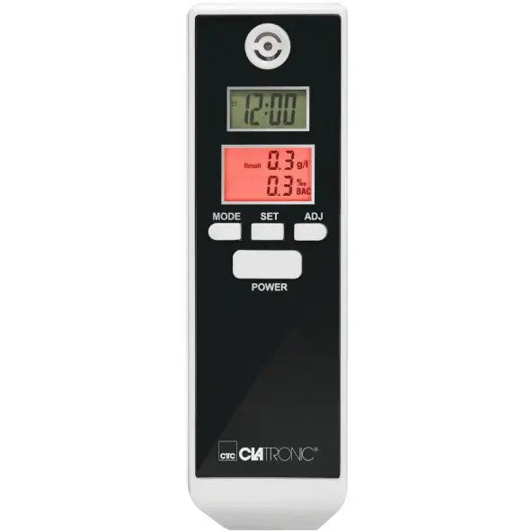 CLATRONIC Detector de alcool Clatronic AT 3605, 2 x display LCD