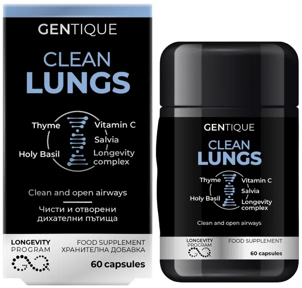 Clean Lungs, 60 capsule, Gentique Longevity
