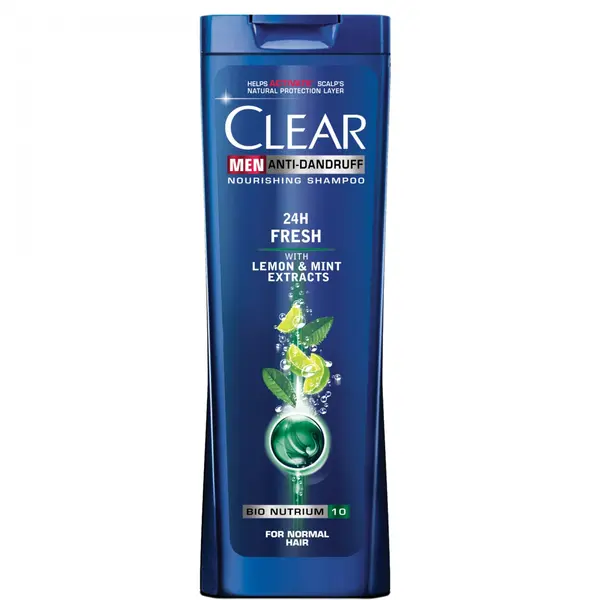 Clear Sampon, Barbati, 225 ml, 24h Fresh