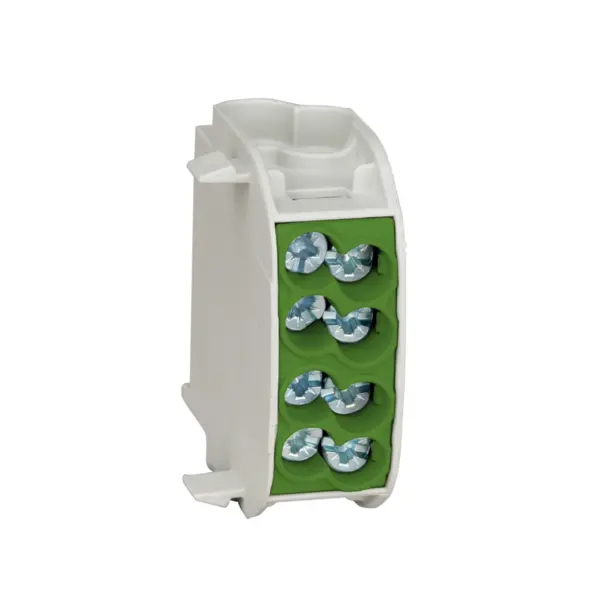 Clema de derivatie Izolata, Cu-Al, 1pol, 25mm, verde-galben, SCHRACK IKA26130-X-3