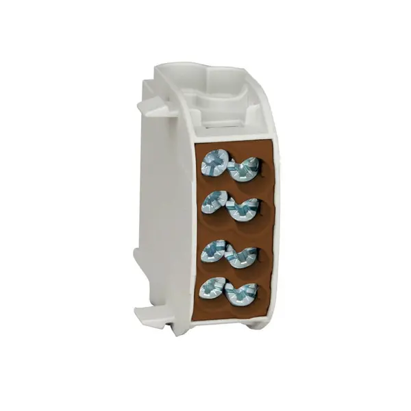 Clema derivatie, Cu, 25mm ², 1pol, maro, SCHRACK IK026140-X-4