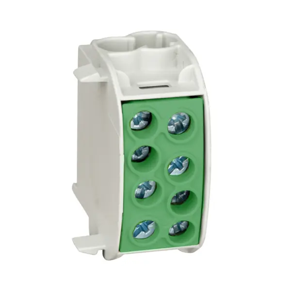 Clema derivatie, PE, Cu, 35mmp, 1 pol, galben-verde, SCHRACK IK026230-X-4