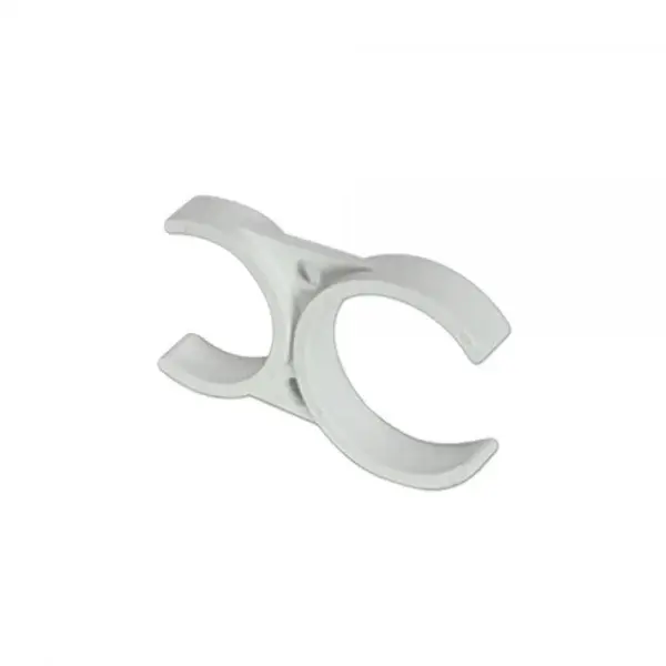 Clema dubla alba pentru filtre In-Line 2 x 2.5
