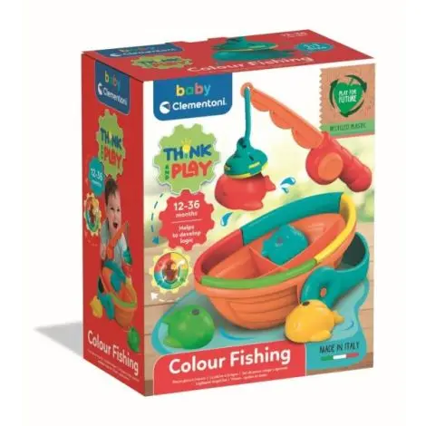 Clementoni - Joc educativ de logica pestisori colorati din plastic reciclat