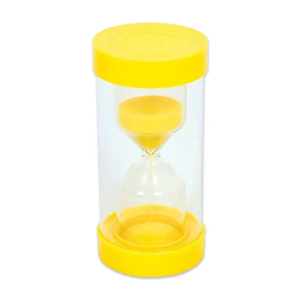 Clepsidra jumbo cu nisip galben, 3 minut, TickiT multicolor