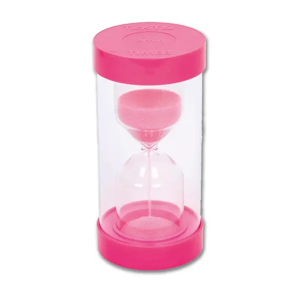 Clepsidra jumbo cu nisip roz, 2 minut, Tickit multicolor