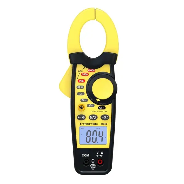 Cleste ampermetric Trotec BE40, Separare galvanica, Alarma sonora, Deconectare automata