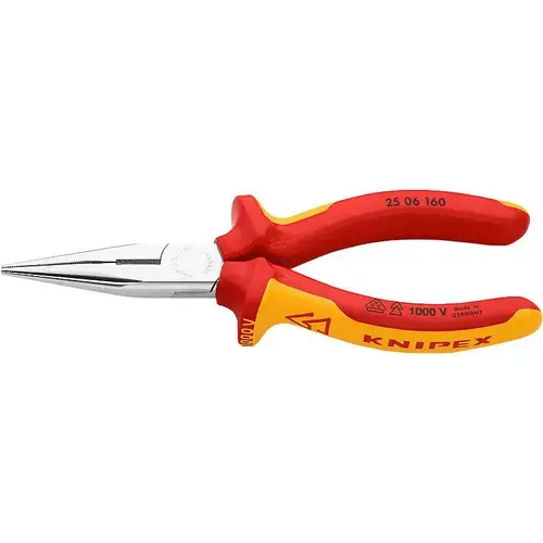 Cleste cu cioc semirotund izolat 1000 V, KNIPEX, 160 mm