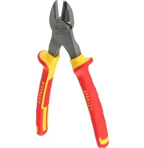 Cleste cu tais lateral Stanley Fatmax 0-84-004 izolatie 1000 V (Galben/Rosu)