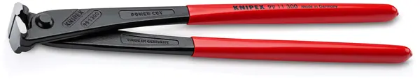 Clește de Forță KNIPEX 99 11 300 SB pentru Fierari-Betoniști, Efort Redus cu 25% Tăișuri călite suplimentar