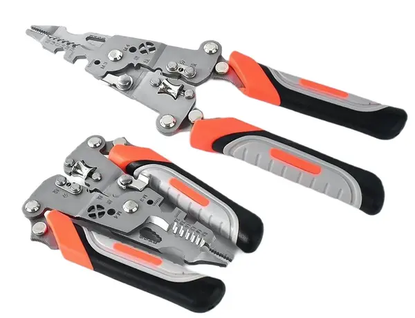 Cleste multifunctional 3 in 1 pentru dezizolat taiat si sertizat cabluri maner ergonomic