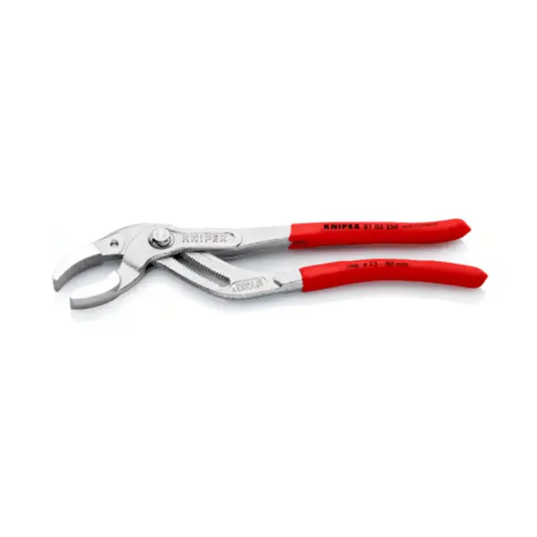 Cleste papagal pentru sifon si conectori, 250 mm, Knipex 81 03 250