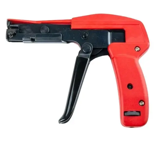 Clește pentru coliere de cablu din plastic până la 4,8 mm, cu tensionare reglabilă și tăiere automată, WKK