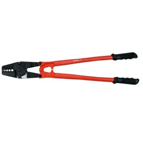 Cleste pentru sertizat cabluri otel YATO YT-22851, lungime 600 mm, diametre 4, 6.5, 8, 9, 10 mm