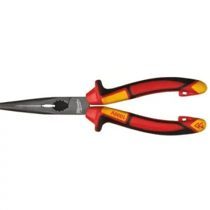 Cleste VDE cu vrf lung rotund inclinat si tais, 205mm, Milwaukee 4932464565