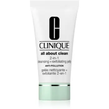 Clinique All About Clean™ 2-in-1 Cleansing + Exfoliating Jelly gel exfoliant de curatare