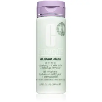 Clinique All About Clean™ All-in-One Cleansing Micellar Milk + Makeup Remover lapte demachiant delicat uscata si foarte uscata