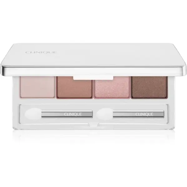 Clinique All About Shadow™ Quad paletă cu farduri de ochi culoare Pink Chocolate 3.3 g