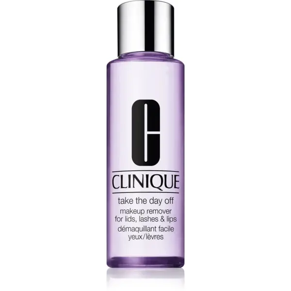 Clinique Take The Day Off™ Makeup Remover For Lids, Lashes & Lips două faze pentru îndepărtarea machiajului de pe ochi și buze 125 ml