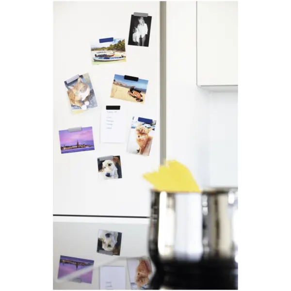 Clip magnetic autoadeziv pentru afisarea informatiilor DURAFIX clip 60mm gri 5buc/set Clip magnetic autoadeziv pentru afisarea informatiilor DURAFIX clip 60mm gri 5buc/set