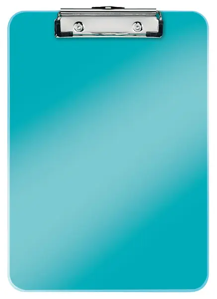 Clipboard simplu A4 polistiren Leitz WOW turcoaz metalizat