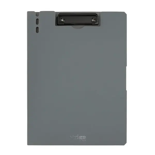 Clipboard Strigo Vertical A4 cu Suport Stilou, Gri