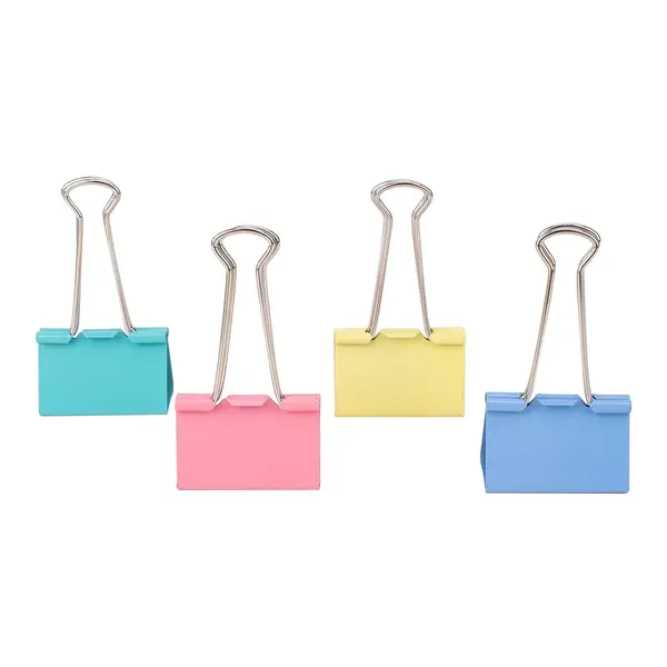Clips hartie 51 mm color 12 buc/cut plastic Deli Clips hartie 51 mm color 12 buc/cut plastic Deli