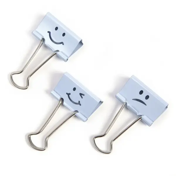 Clipsuri metalice 32 mm 20 buc Rapesco bleu