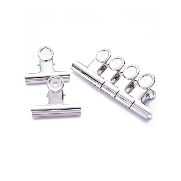 Clipsuri metalice Office Cover DL0013 6103, inox, 50 mm, argintii, cutie 6 bucati