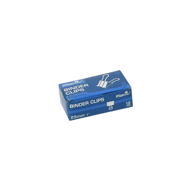 Clipsuri metalice Office Cover RM41, 41 mm, negre, cutie 12 bucati