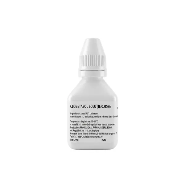 Clobetasol solutie 0.05% 25 ml