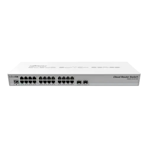 Cloud Router Switch 24 x Gigabit, 2 x SFP+, 1U - Mikrotik CRS326-24G-2S+RM