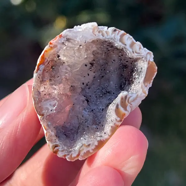 Cluster Agat FEATHER m1, agat cu cuart