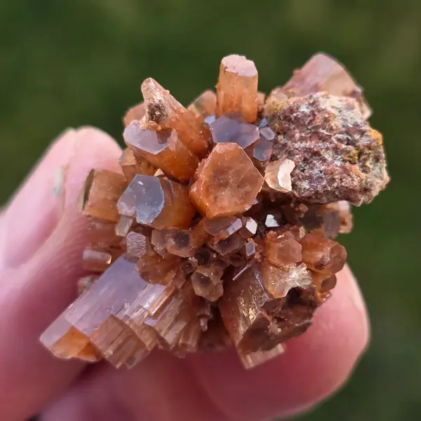 Cluster cristal aragonit din Maroc model 9