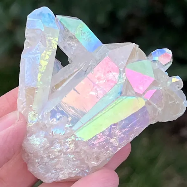 Cluster cuart incolor AURA, floare de mina m11