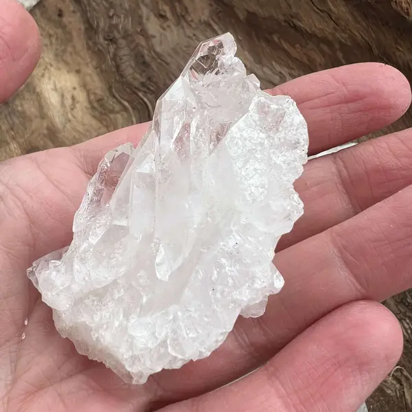 Cluster cuart incolor/cristal de stanca druzy S 4,5-5,5 cm