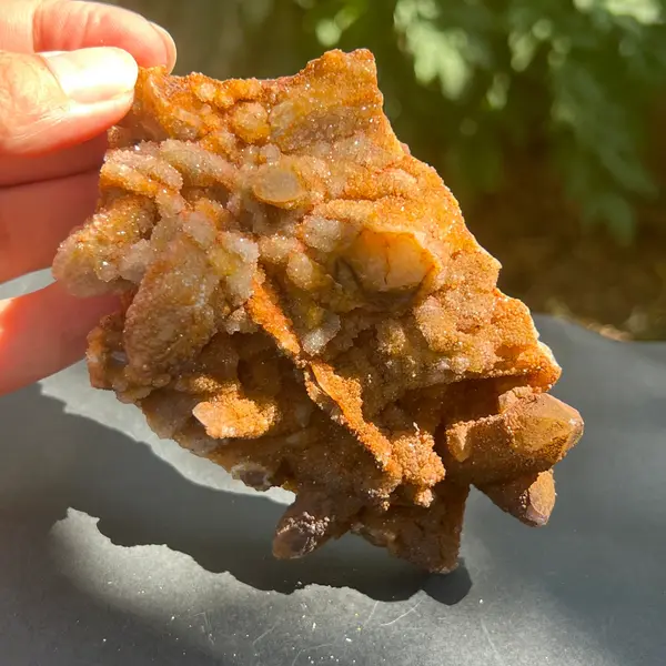 Cluster cuart lamaie, golden healer 4A/2, Africa de Sud